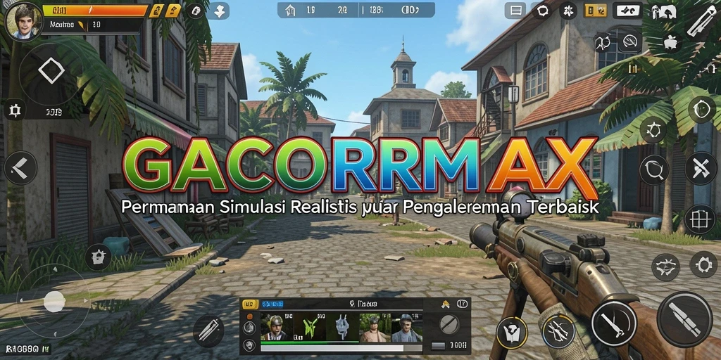 Tampilan gameplay menarik dari GACORMAX dalam simulasi dunia terbuka.