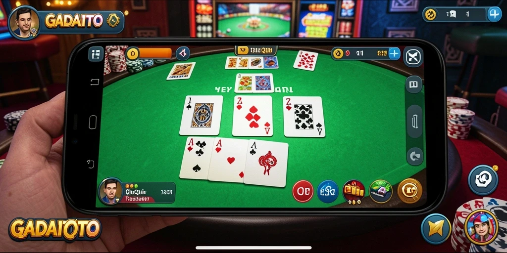 GADAITOTO menampilkan gameplay QiuQiu yang seru dan interaktif.