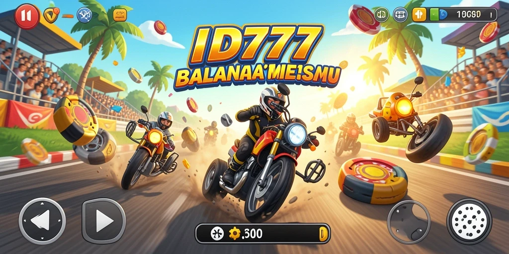 Gameplay seru ID777 dengan balapan yang mendebarkan.