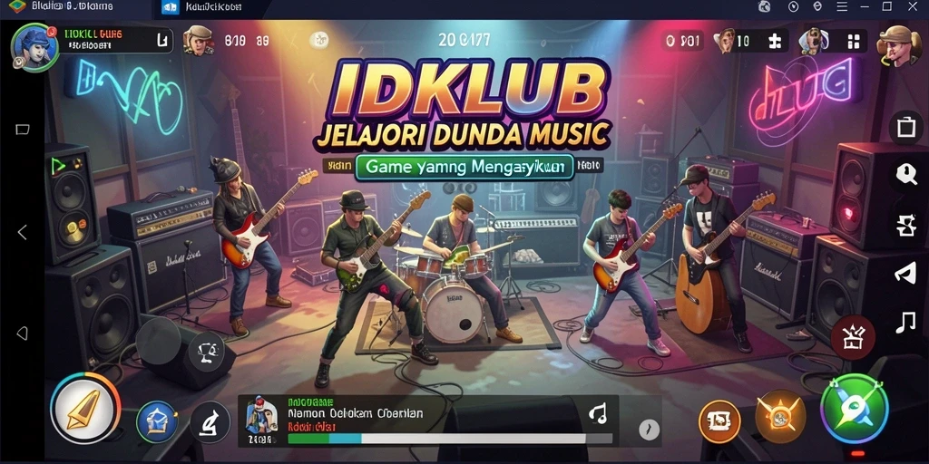 Tampilan gameplay IDKLUB yang seru dan interaktif.