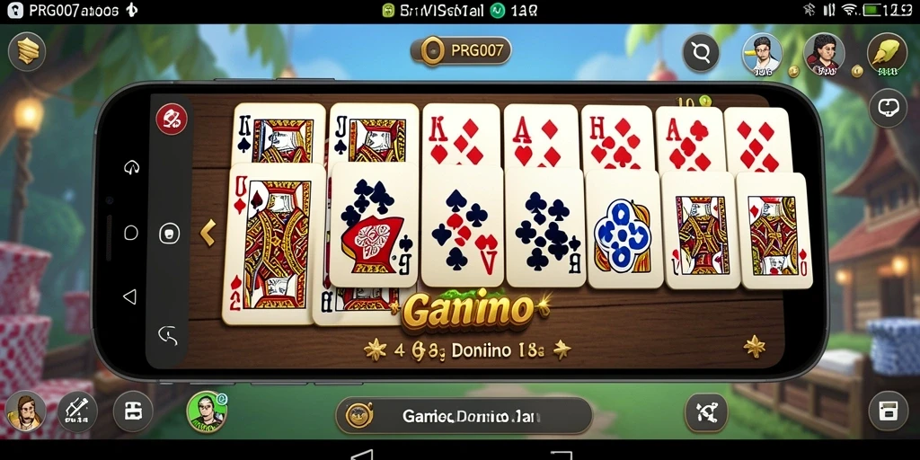 Gameplay PRG007 yang menampilkan keseruan permainan domino.